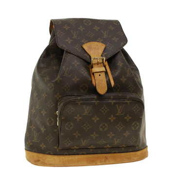 LOUIS VUITTON Monogram Montsouris GM Backpack M51135 LV Auth 41617