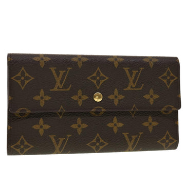 LOUIS VUITTON Monogram Porte Treso Monnaie Long Wallet USA limited T61216 41943