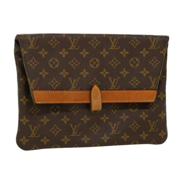 LOUIS VUITTON Monogram Pochette Priant Business Bag M51805 LV Auth 41944