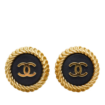 CHANEL CC Clip On Earrings Costume Earrings