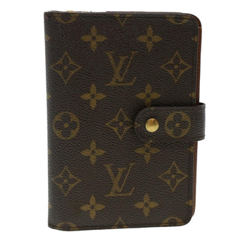 LOUIS VUITTON Monogram Porte Papier Zip Wallet M61207 LV Auth 42144