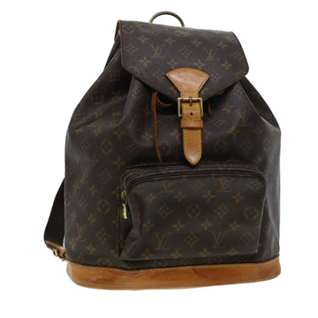 LOUIS VUITTON Monogram Montsouris GM Backpack M51135 LV Auth 42193