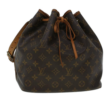 LOUIS VUITTON Monogram Petit Noe Shoulder Bag M42226 LV Auth 42215