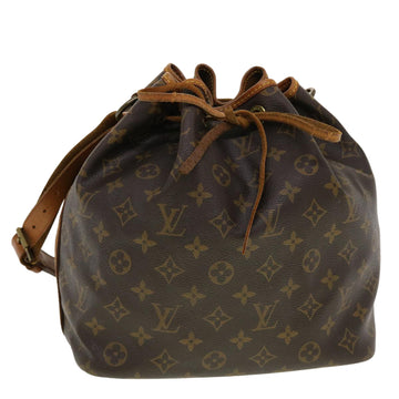 LOUIS VUITTON Monogram Petit Noe Shoulder Bag M42226 LV Auth 42234