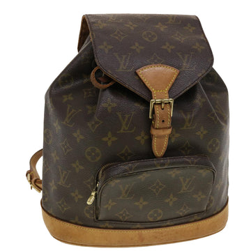 LOUIS VUITTON Monogram Montsouris MM Backpack M51136 LV Auth 42271