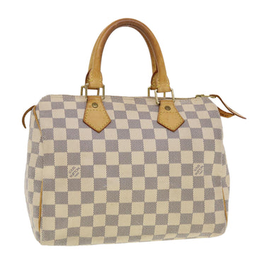 LOUIS VUITTON Damier Azur Speedy 25 Hand Bag N41534 LV Auth 42281