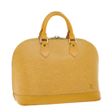 LOUIS VUITTON Epi Alma Hand Bag Tassili Yellow M52149 LV Auth 42303