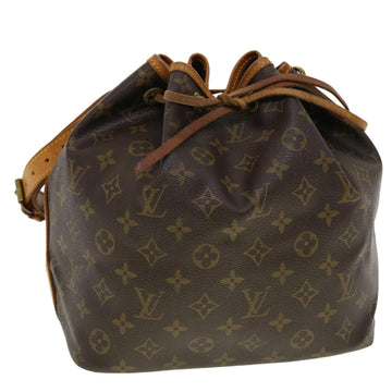 LOUIS VUITTON Monogram Petit Noe Shoulder Bag M42226 LV Auth 42385