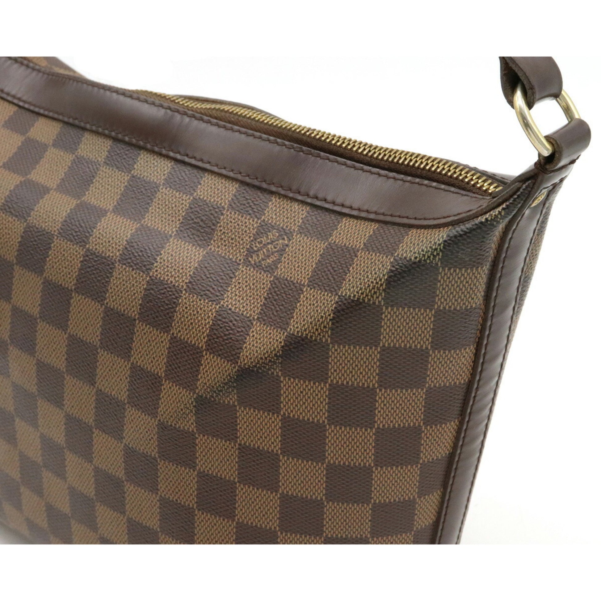 Louis+Vuitton+Illovo+Shoulder+Bag+MM+Brown+Canvas for sale online