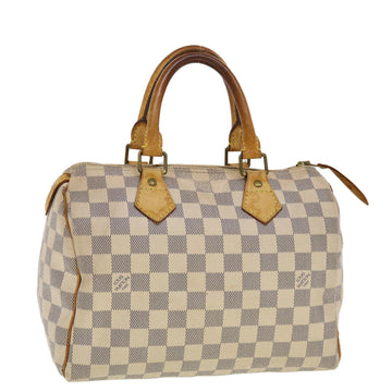 LOUIS VUITTON Damier Azur Speedy 25 Hand Bag N41534 LV Auth 42424