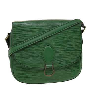 LOUIS VUITTON Epi Saint Cloud GM Shoulder Bag Green M52194 LV Auth 42535