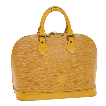 LOUIS VUITTON Epi Alma Hand Bag Tassili Yellow M52149 LV Auth 42538