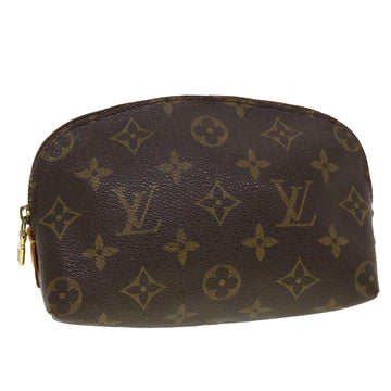 LOUIS VUITTON Monogram Pochette Cosmetic PM Cosmetic Pouch M47515 LV Auth 42570