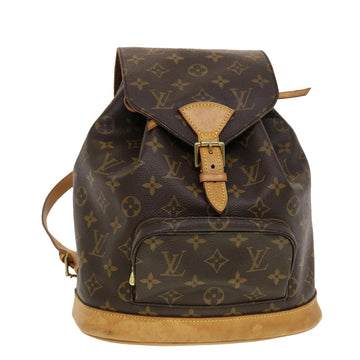 LOUIS VUITTON Monogram Montsouris MM Backpack M51136 LV Auth 42828