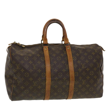 LOUIS VUITTON Monogram Keepall 45 Boston Bag M41428 LV Auth 42908