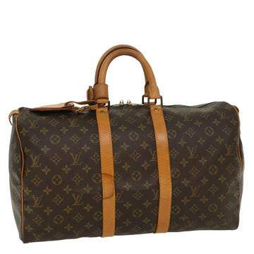 LOUIS VUITTON Monogram Keepall 45 Boston Bag M41428 LV Auth 42913