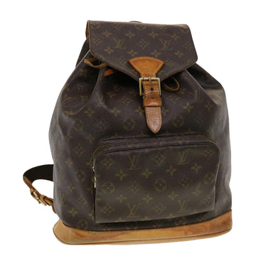 LOUIS VUITTON Monogram Montsouris GM Backpack M51135 LV Auth 42914