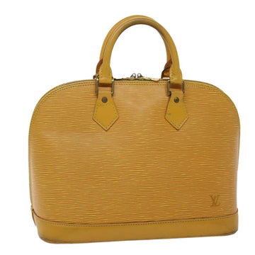 LOUIS VUITTON Epi Alma Hand Bag Tassili Yellow M52149 LV Auth 43033