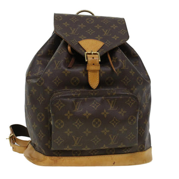 LOUIS VUITTON Monogram Montsouris GM Backpack M51135 LV Auth 43165