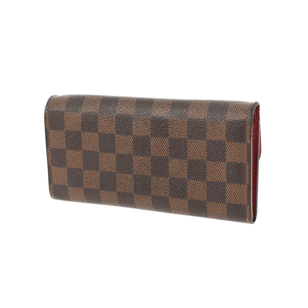 Louis Vuitton Zippy Wallet Damier Ebene Used (5966)