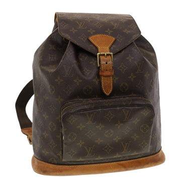 LOUIS VUITTON Monogram Montsouris GM Backpack M51135 LV Auth 43450