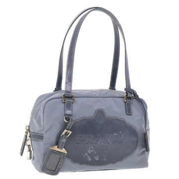 PRADA Shoulder Bag Nylon Blue Auth 43518