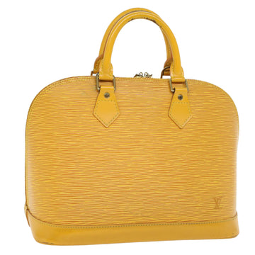 LOUIS VUITTON Epi Alma Hand Bag Tassili Yellow M52149 LV Auth 43531