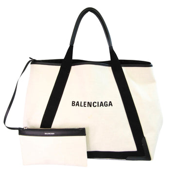 Balenciaga Navy Cabas Tote