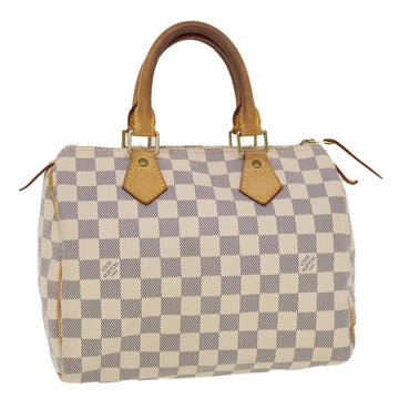 LOUIS VUITTON Damier Azur Speedy 25 Hand Bag N41534 LV Auth 43918