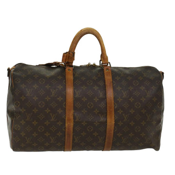 LOUIS VUITTON Monogram Keepall Bandouliere 50 Boston Bag M41416 LV Auth 43963