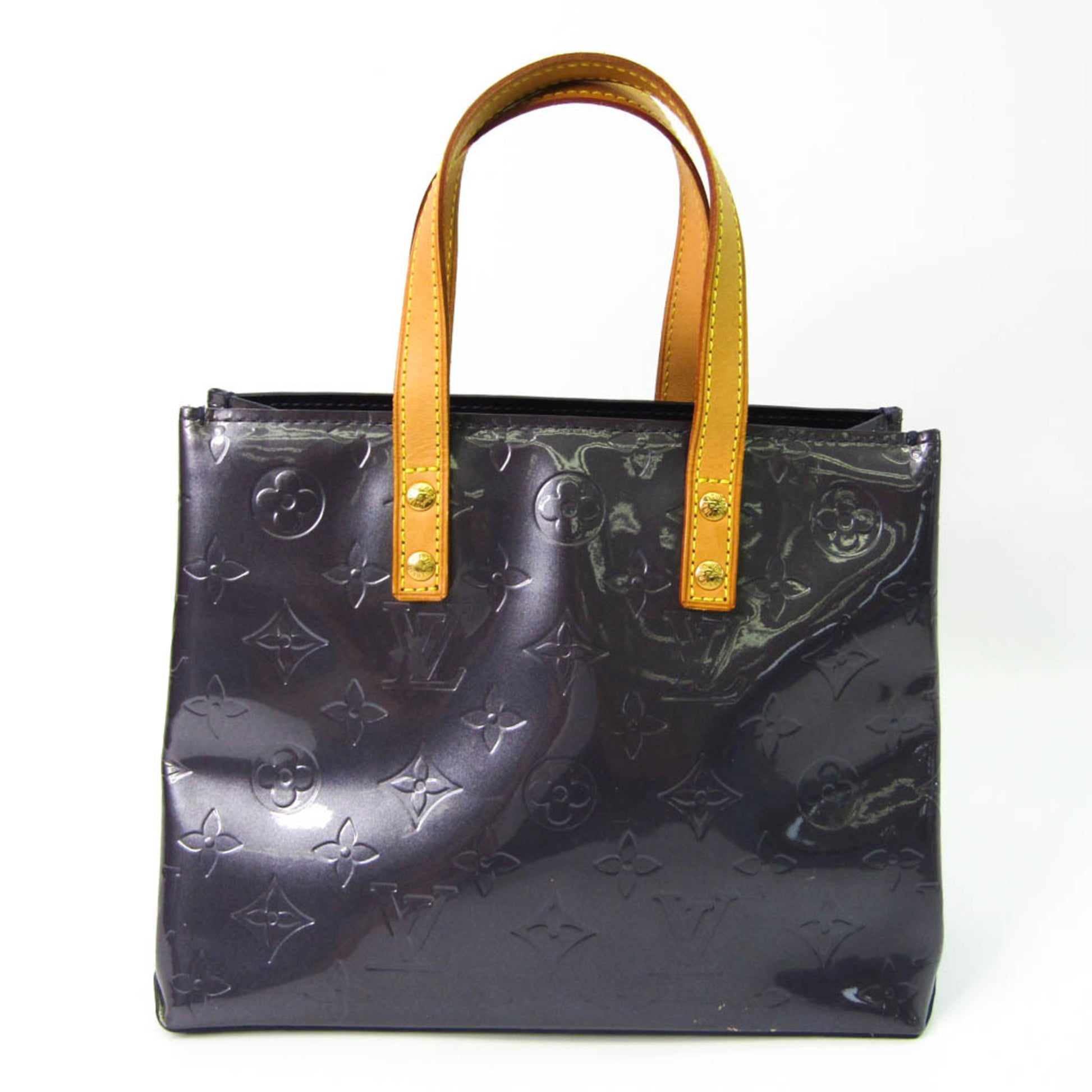 Reade patent leather handbag Louis Vuitton Navy in Patent leather