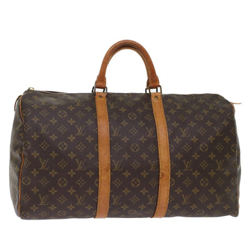 LOUIS VUITTON Monogram Keepall 50 Boston Bag M41426 LV Auth 44120