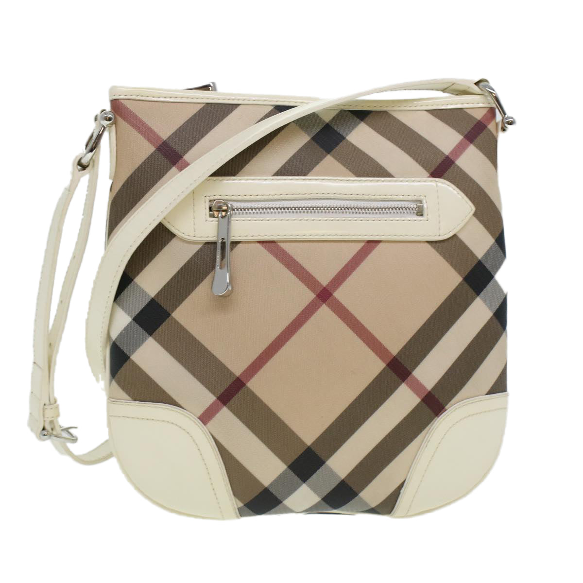 Burberry shoulder cheap bag white