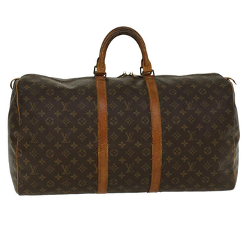 LOUIS VUITTON Monogram Keepall 55 Boston Bag M41424 LV Auth 44385