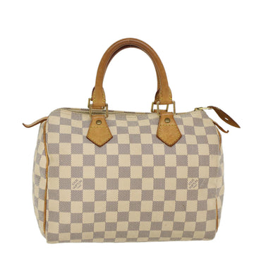 LOUIS VUITTON Damier Azur Speedy 25 Hand Bag N41534 LV Auth 44727