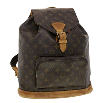 LOUIS VUITTON Monogram Montsouris GM Backpack M51135 LV Auth 44849