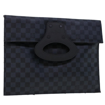 LOUIS VUITTON Damier Cobalt Portfolio Clutch Bag N51101 LV Auth 44966