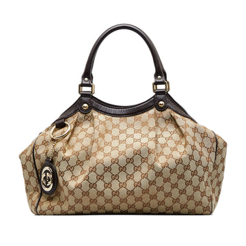 GUCCI GG Canvas Sukey Tote Tote Bag