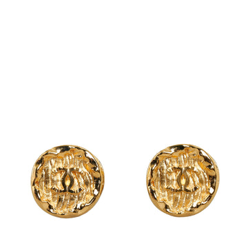 CHANEL CC Clip-on Earrings Costume Earrings