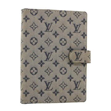 LOUIS VUITTON Monogram Mini Lin Agenda PM Day Planner Cover Gray