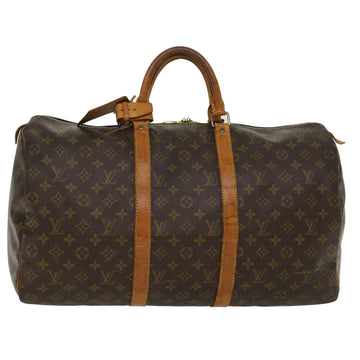 LOUIS VUITTON Monogram Keepall 50 Boston Bag M41426 LV Auth 45159