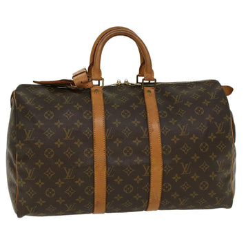 LOUIS VUITTON Monogram Keepall 45 Boston Bag M41428 LV Auth 45226