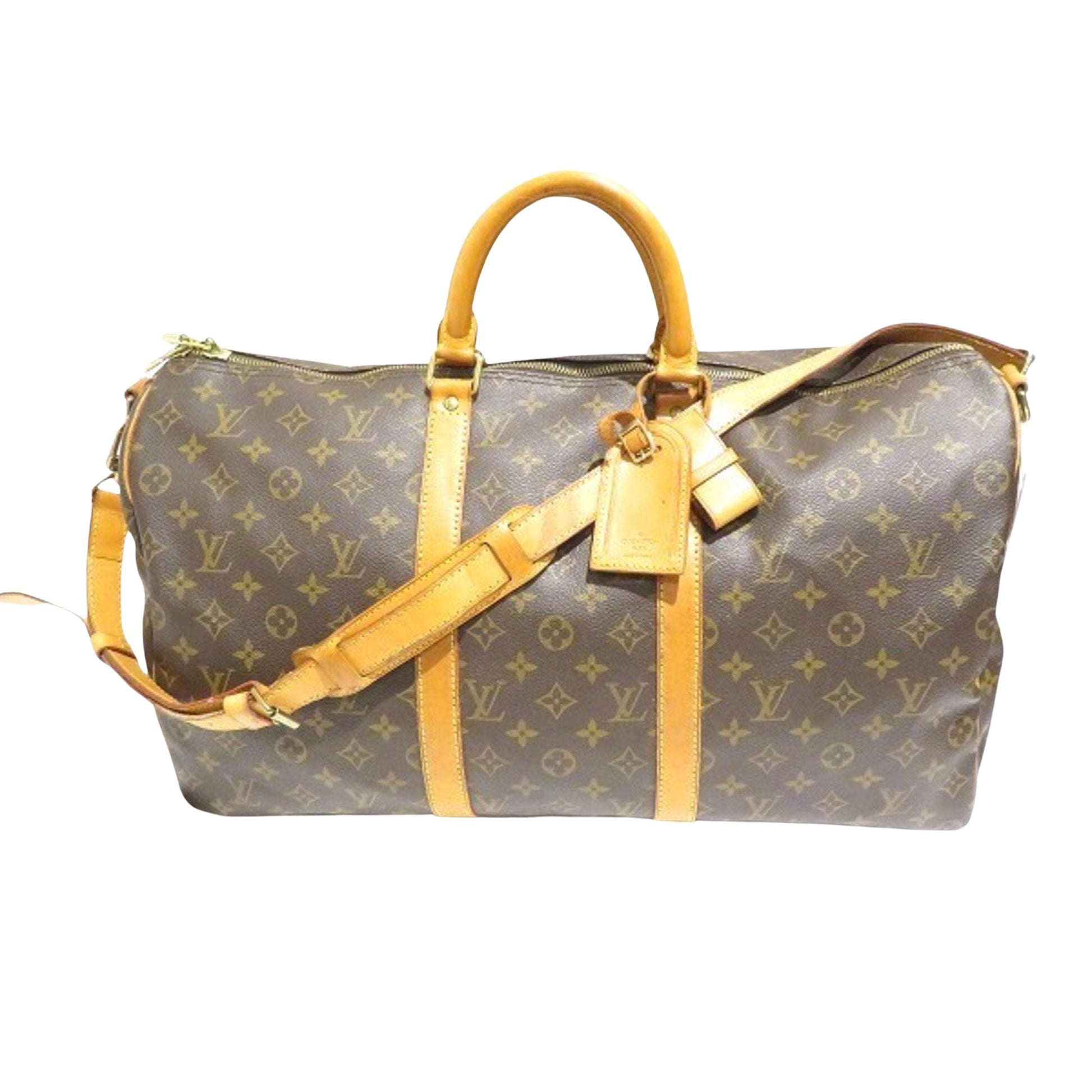 Louis Vuitton Leather Bandouliere Keepall Travel Shoulder Strap