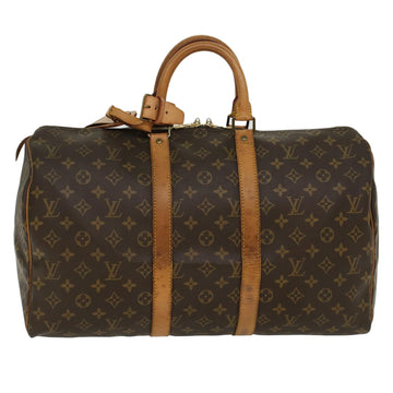 LOUIS VUITTON Monogram Keepall 45 Boston Bag M41428 LV Auth 45407