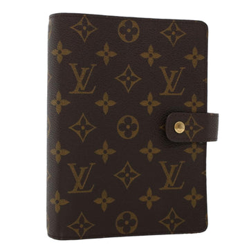 LOUIS VUITTON Monogram Agenda MM Day Planner Cover R20105 LV Auth 45419