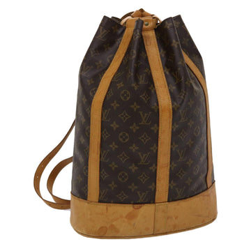 LOUIS VUITTON Monogram Randonnee GM Shoulder Bag M42244 LV Auth 45531