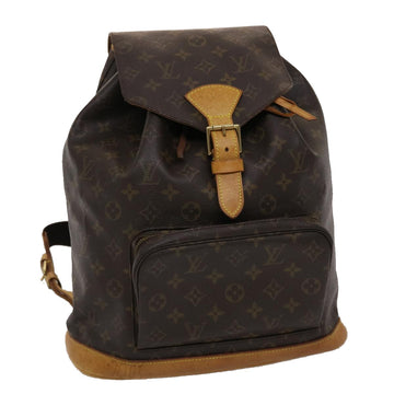 LOUIS VUITTON Monogram Montsouris GM Backpack M51135 LV Auth 45662