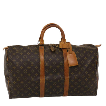 LOUIS VUITTON Monogram Keepall 50 Boston Bag M41426 LV Auth 45788