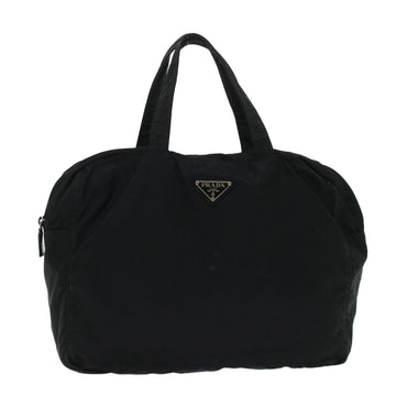 PRADA Hand Bag Nylon Black Auth 45854