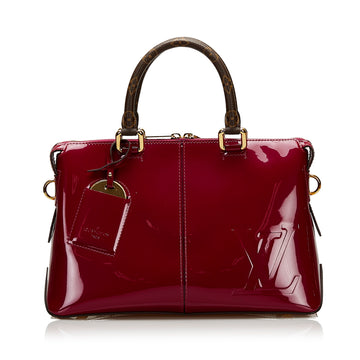 Louis Vuitton Vernis Miroir Magenta Satchel